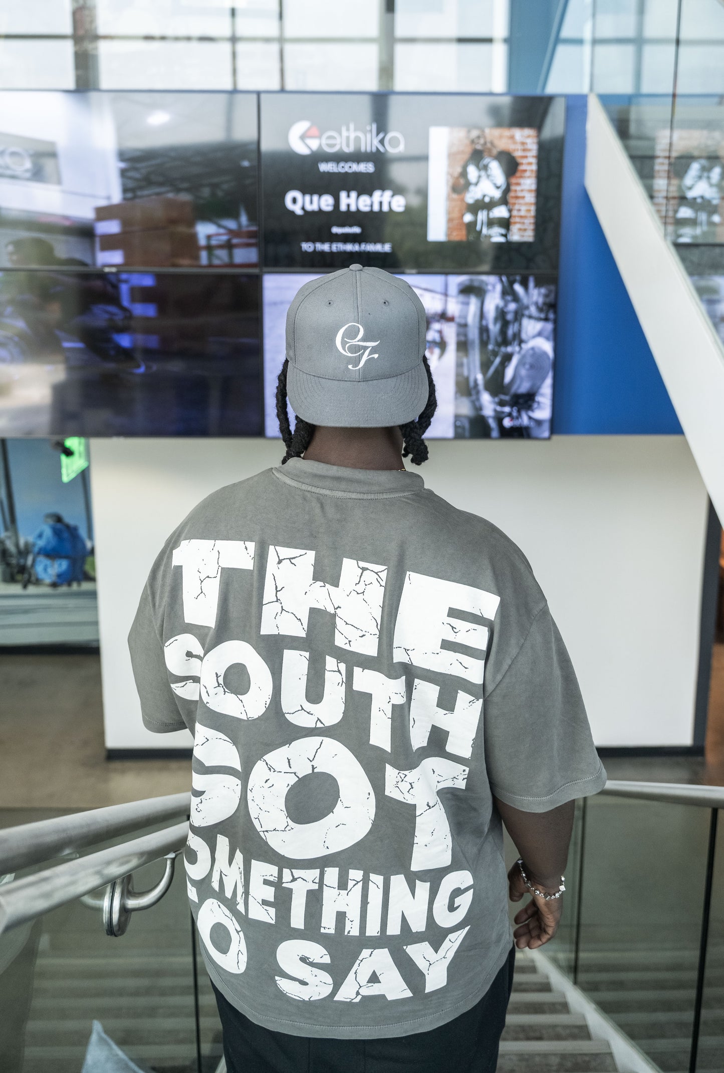 COTTON FIELD HILLS MILITIA / SOUTH GOT SOMETHING TO SAY TEE (GREY)