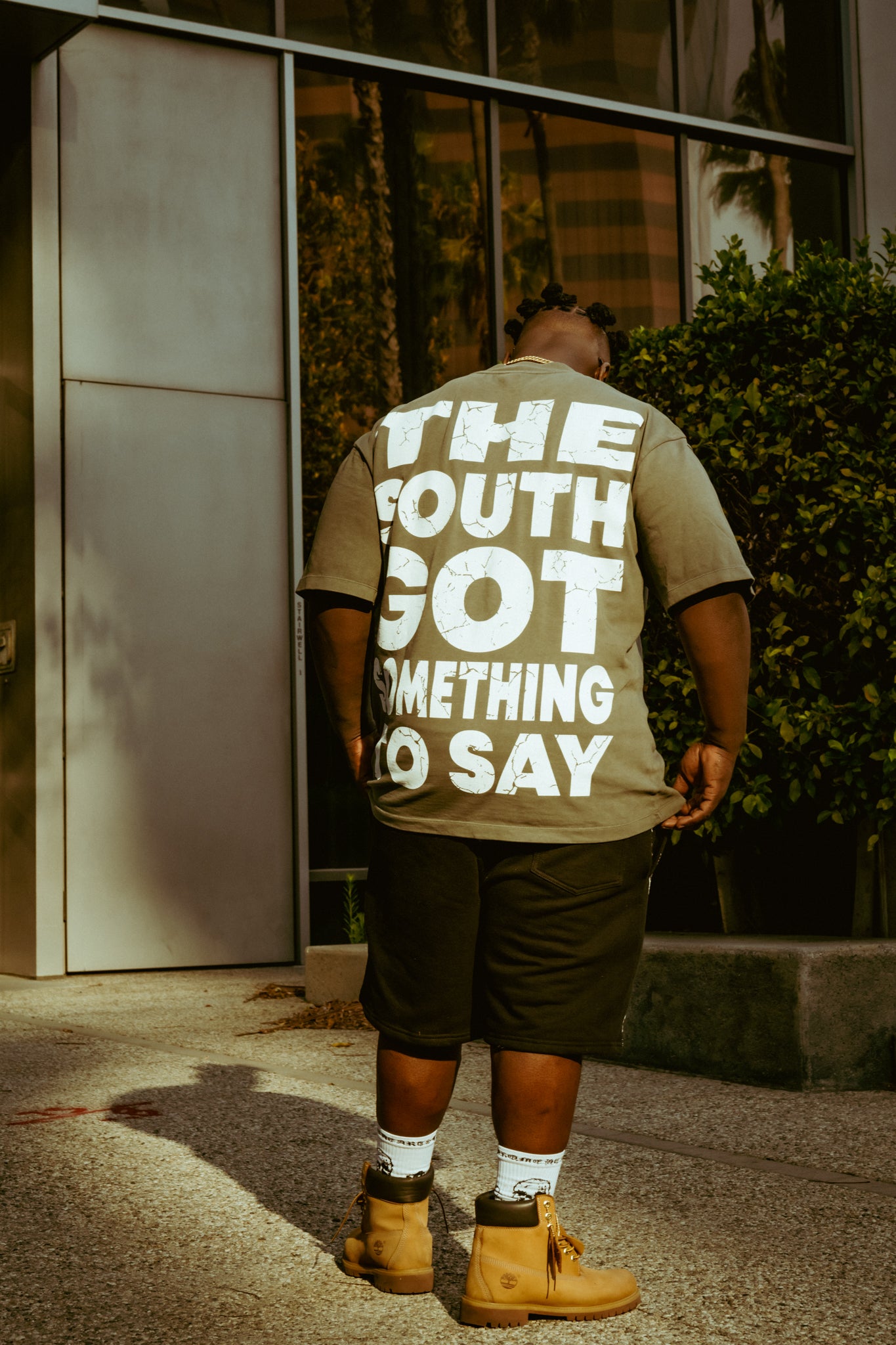 COTTON FIELD HILLS MILITIA / SOUTH GOT SOMETHING TO SAY TEE (GREY)