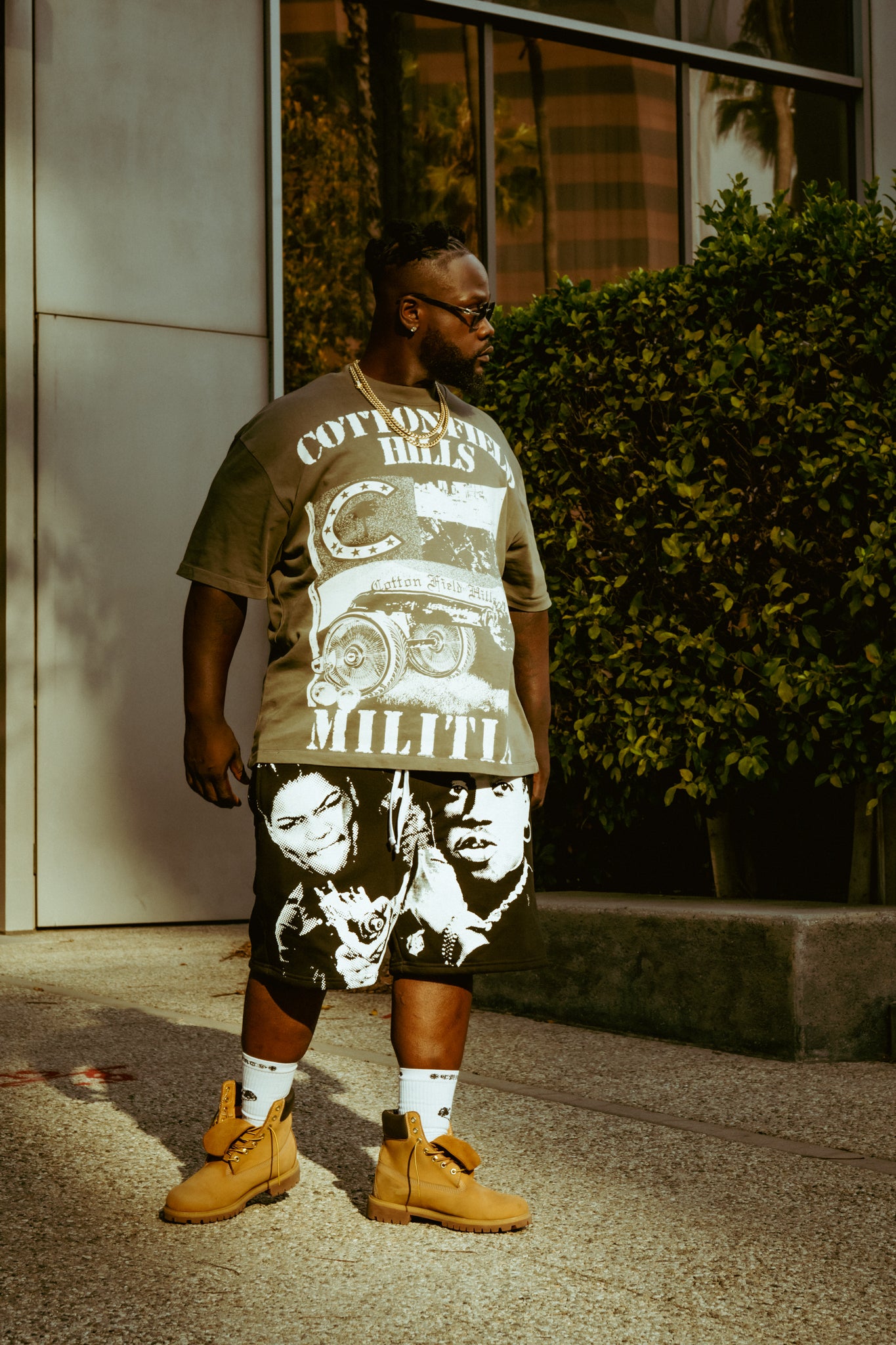 COTTON FIELD HILLS MILITIA / SOUTH GOT SOMETHING TO SAY TEE (GREY)